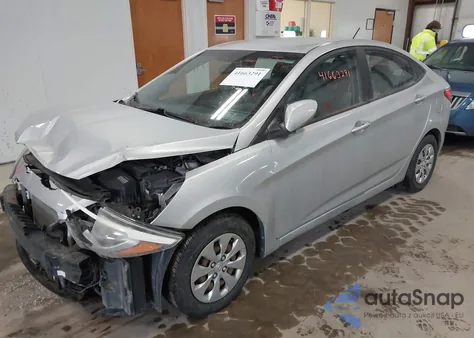 2017 Hyundai Accent Se z USA, uszkodzony, nr VIN KMHCT4AE6HU187377